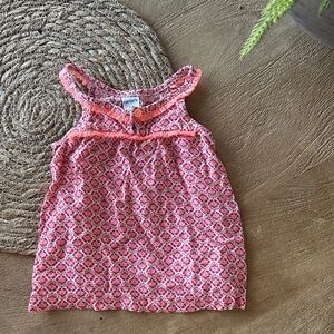 Carter's Pink and White Patterned Camisole